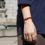 Buddha Stones Handmade 925 Sterling Silver Year of the Dragon Cute Chinese Zodiac Luck Braided Red Bracelet Bracelet BS 5