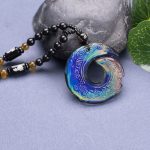 Color-Changing One's Luck Improves Design Pattern Liuli Crystal Necklace Pendant Necklaces & Pendants BS 7