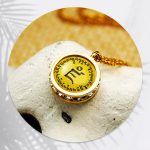 Buddha Stones Tibetan Yellow God Of Wealth Green Tara Buddha Serenity Titanium Steel Necklace Pendant Necklaces & Pendants BS 6