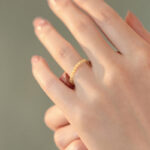 Buddha Stones Natural Citrine Happiness Prosperity Ring Ring BS 4