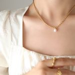 Buddha Stones Pearl Bead Peace Necklace Pendant Necklaces & Pendants BS 3