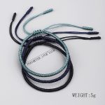 Buddha Stones Tibetan 3Pcs King Kong Knot Handcrafted Amulet Strength Bracelet Bracelet BS 10
