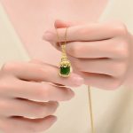 Buddha Stones Natural Jade PiXiu Balance Necklace Necklace BS 3