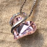 Buddha Stones Love Heart Birthstone Healing Energy Necklace Pendant Necklaces & Pendants BS 35