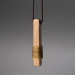 Buddha Stones Vintage Textured Design Copper Wealth Necklace Pendant Necklaces & Pendants BS Copper(Wealth♥Luck)