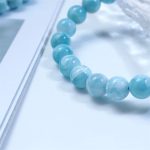 Buddha Stones Natural Larimar Wisdom Confidence Bracelet Bracelet BS 13