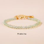 Buddha Stones Strawberry Quartz Prehnite Peridot Lazurite Pink Crystal Tourmaline Healing Chain Bracelet 7
