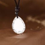 Buddha Stones Vintage 999 Sterling Silver Yin Yang Bagua Water Drop Design Balance Harmony Necklace Pendant Necklaces & Pendants BS 4