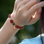 Buddha Stones Cinnabar Happiness Calm Bracelet Bracelet BS 2