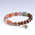 Buddha Stones Kuka Seed Yanyuan Agate Hetian Jade Wealth Protection Bracelet Bracelet BS 3