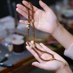 Buddha Stones Jade Butterfly Gourd Prosperity Luck Bracelet Necklace Bracelet BS 1