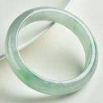 Buddha Stones  Natural Jade Prosperity Wealth Luck Bangle Bracelet Bracelet Cuff Bangle BS 1