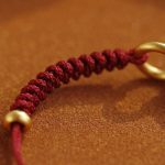 Buddha Stones Alloy Peace Buckle Luck Red String Bracelet Bracelet BS 8