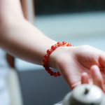 Buddha Stones Natural Red Agate Blessing Letter Confidence Bracelet Bracelet BS 5