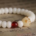 Buddha Stones Natural Bodhi Seed Lovely Paw Lucky Cat Bracelet Bracelet BS 2