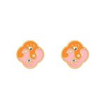 Buddha Stones 18K Gold Plated Copper Two Birds Zircon Healing Necklace Pendant Bracelet Earrings Set Bracelet Necklaces & Pendants BS 16