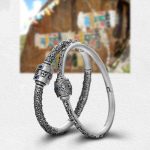 Buddha Stones Tibetan Auspicious Clouds Om Mani Padme Hum Engraved Creativity Bracelet Bangle Bracelet Bangle BS 12