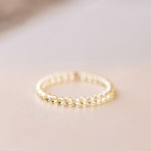 Buddha Stones Natural Citrine Happiness Prosperity Ring Ring BS 59~60mm