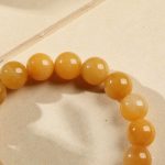 Buddha Stones Golden Silk Jade Pixiu Wealth Bracelet Bracelet BS 3