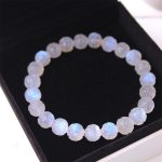 Buddha Stones Natural Moonstone Lotus Love Bracelet Bracelet BS 9