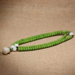 Buddha Stones Natural Bodhi Seed 108 Beads Mala Wisdom Bracelet Mala Bracelet BS 2