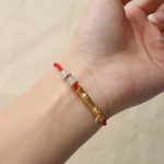 Buddha Stones Bamboo Design Luck Strength Braided Bracelet Bracelet BS 6