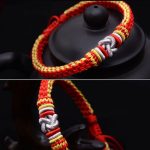 Buddha Stones Colorful Rope True Love Knot Luck Handmade Bracelet Bracelet BS 10