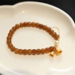 Buddha Stones 925 Sterling Silver Natural Hetian Jade Lily Of The Valley Charm Bracelet Bracelet BS 7
