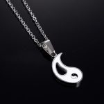 2pcs Yin Yang Pendant Couple Necklace Necklace BS 8