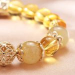 Buddha Stones Citrine Generosity Prosperity Beaded Bracelet Bracelet BS 8