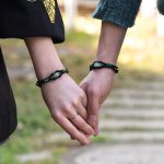 Buddha Stones Tibetan Jade Lucky Black Rope Couple Bracelet Bracelet BS 5