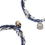 Buddha Stones 925 Sterling Silver Om Mani Padme Hum Swastika Handmade Protection Bracelet Bracelet BS 9