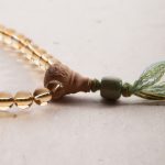 Buddha Stones 108 Mala Beads 925 Sterling Silver Citrine Sandalwood Turquoise Protection Prosperity Bracelet Mala Bracelet BS 21