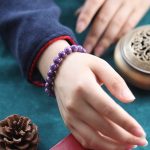 Buddha Stones Amethyst Crystal Positive Transformation Bracelet Bracelet BS 2