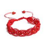 Buddha Stones Red Agate Confidence Red String Bracelet Bracelet BS 3