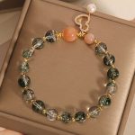 Buddha Stones Green Phantom Gourd Charm Confidence Bracelet 4