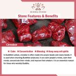 Buddha Stones Handmade Cinnabar Peace Buckle Safe and Healthy Charm Blessing String Bracelet Anklet Bracelet Anklet BS 20