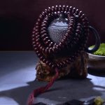Buddha Stones Natural Tibet 108 Mala Beads Purple Bodhi Seed Wealth Bracelet Mala Bracelet BS 4