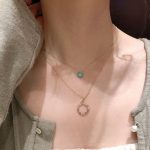 Buddha Stones 925 Sterling Silver Plated Gold Turquoise Protection Ring Earrings Necklace Pendant Set Bracelet Necklaces & Pendants BS 20