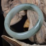 Buddha Stones Natural Jade Luck Healing Bangle Bracelet Bracelet BS 1