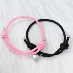 2Pcs Love Magnetic Couple String Strength Bracelet Bracelet BS 12