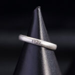 Buddha Stones 925 Sterling Silver Lotus Flower Enlightenment Ring Ring BS 5