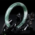 Buddha Stones Natural Jade Luck Abundance Bangle Bracelet Bracelet BS 3