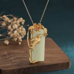 Buddha Stones Natural Green Aventurine Balance Necklace Pendant Necklaces & Pendants BS 1
