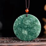 Buddha Stones Natural Jade Kirin Abundance String Necklace Pendant Necklaces & Pendants BS 7