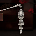 Buddha Stones Water Drop Lily of the Valley Flowers Tassels Confidence Hairpin Hairpin BS Water Drop