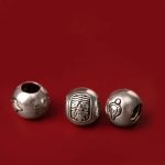 Buddha Stones 925 Sterling Silver Tibetan Zakiram Goddess of Wealth Luck Rope Bracelet Bracelet BS 5