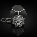 Buddha Stones Pure Tin Ganesh Ganpati Elephant Protection Amulet Necklace Pendant Necklaces & Pendants BS 1