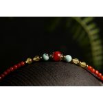 Buddha Stones 925 Sterling Silver Natural Red Agate Amber Peony Confidence Charm Necklace Pendant Necklaces & Pendants BS 5