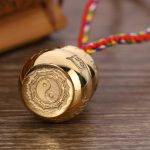 Buddha Stones Tibetan Yin Yang Symbol Gourd Harmony Titanium Steel Necklace Pendant Necklaces & Pendants BS 2